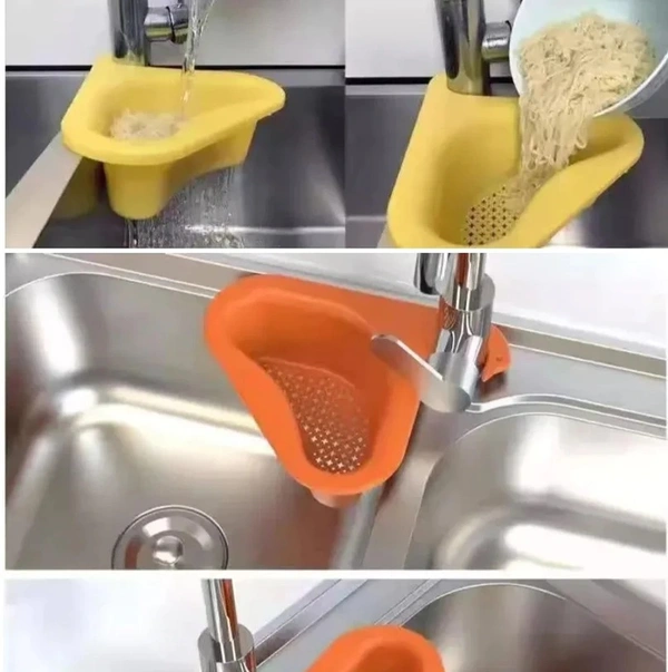 SWAN DRAIN STRAINER FOR DRAINING KITCHEN WASTE IN SINKS AND WASH BASINS.