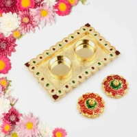 Tray Shape Special Puja Thali