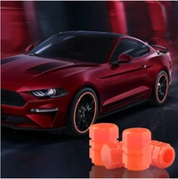 TYRE VALVE CAPS LUMINOUS GLOW (PACK OF 4)