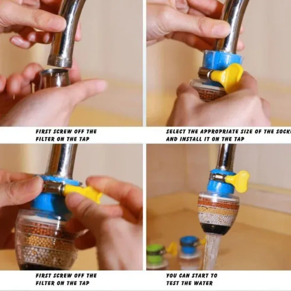 WATER FAUCET FILTER (SIX LAYER PURIFIER)