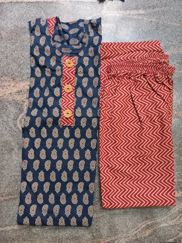 1219/indigo Salwar Set - 3xl To 7xl