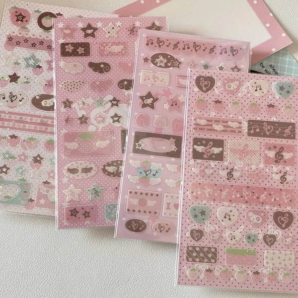 Neapolitan Aesthetic Sticker Sheets