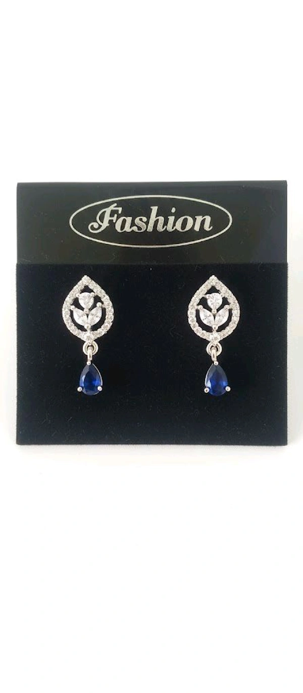 Blue Stone Earring - 200 Gm