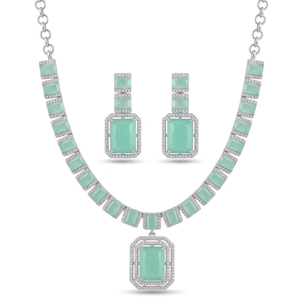 Royal Radiance Statement Set - Aqua Island