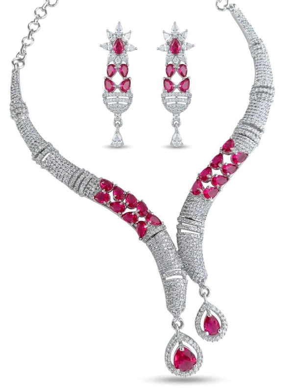 Ad Necklace - Red
