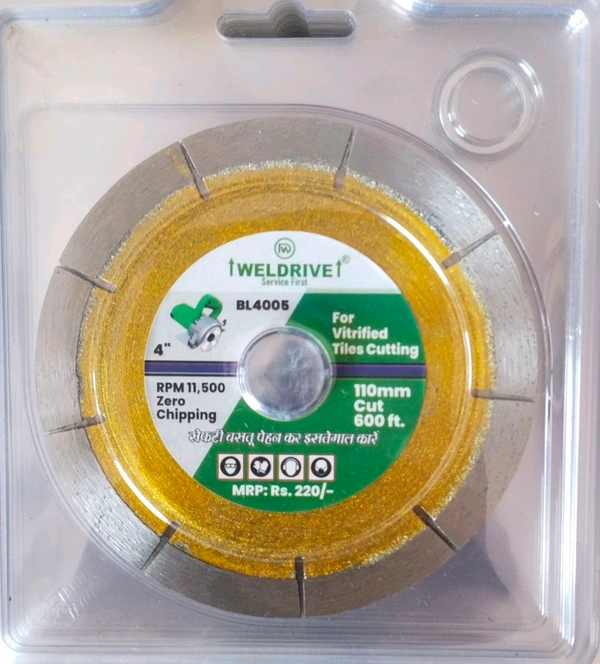 WD4005 Zeero Chipping 4x110mm For Tiles Cutting