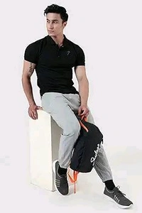 ⚡ Premium Men Polo T-Shirt | Slim Fit | Pique Texture | Short Sleeves | Reflective Branding - 2XL, White