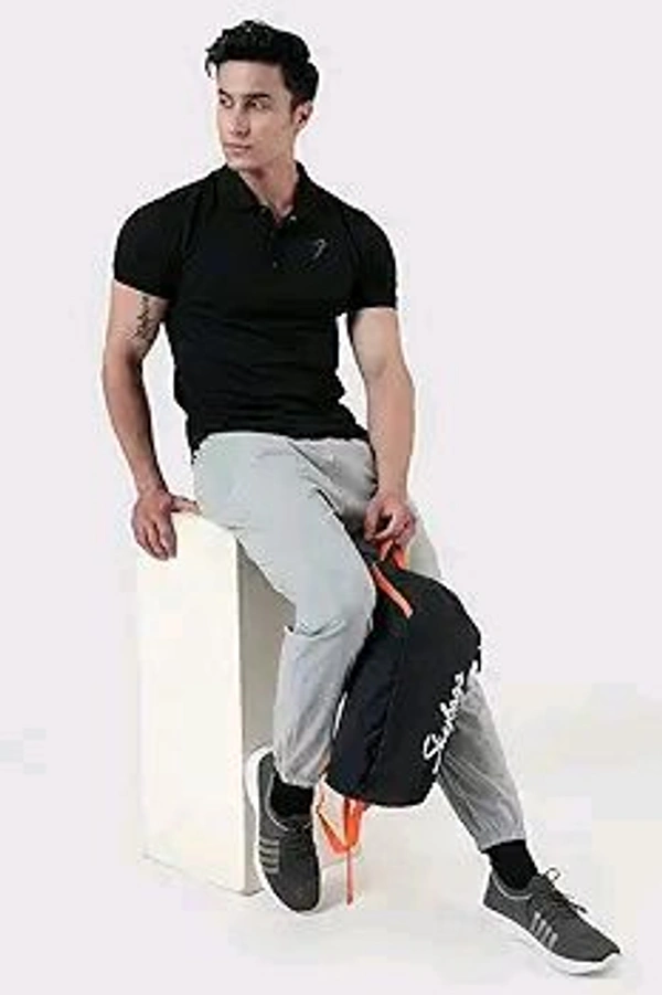 ⚡ Premium Men Polo T-Shirt | Slim Fit | Pique Texture | Short Sleeves | Reflective Branding - 2XL, White