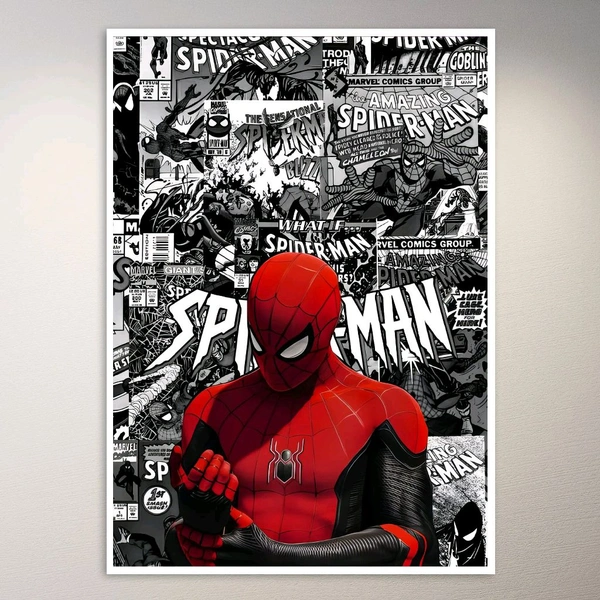 The Amazing Spider-Man Collage Poster - Superhero Poster 