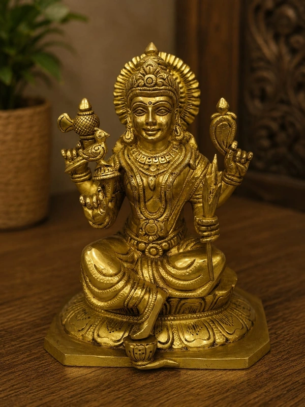 GS Decors Brass Kamatachi amman 9''
