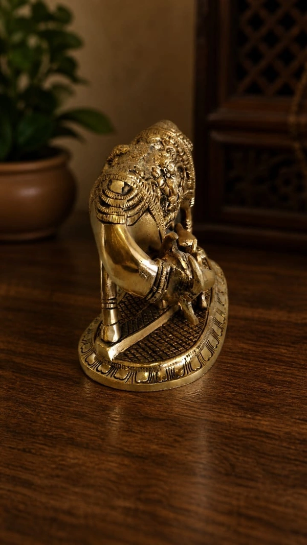 GS Decors Brass Cow And Calf 5''