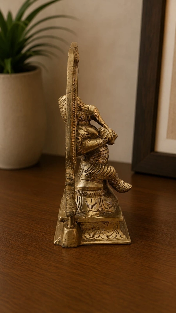 GS Decors Bronze Ganesha with Arch 7''
