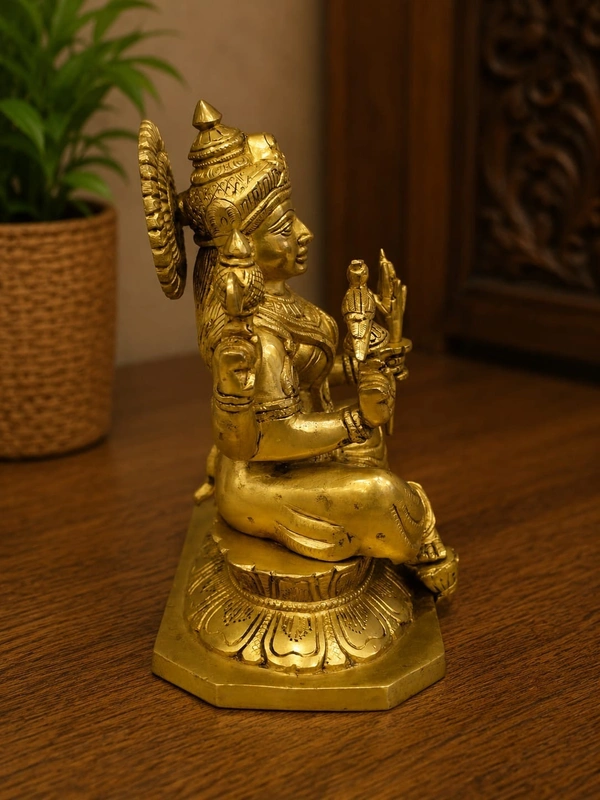 GS Decors Brass Kamatachi amman 9''