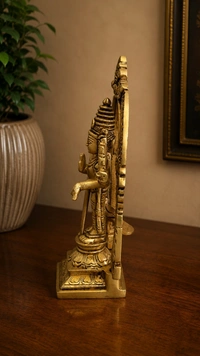 GS Decors Brass Arch Murugan 7.5''