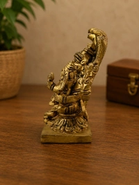 GS Decors Brass Narasimar with Lakshmi 3''