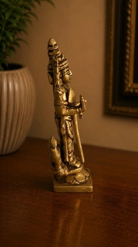 GS Decors Brass Murugan Statue B 5.2''