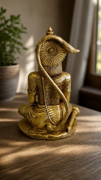 GS Decors Brass Hanuman 9''
