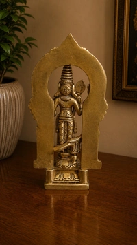 GS Decors Brass Arch Murugan 7.5''