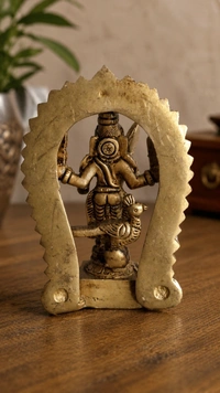 GS Decors Brass Arch Murugan Small 4.5''