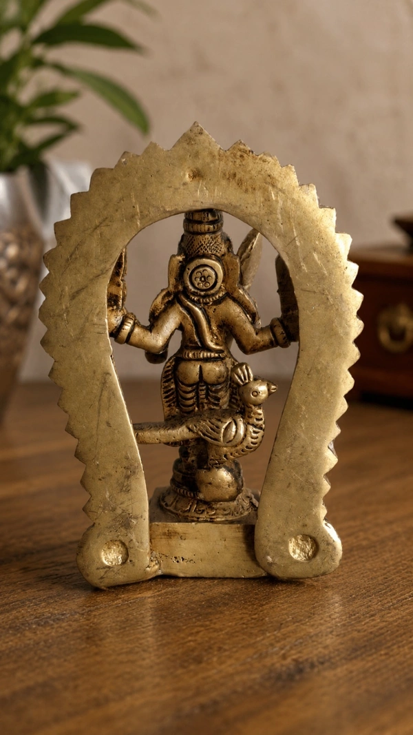 GS Decors Brass Arch Murugan Small 4.5''