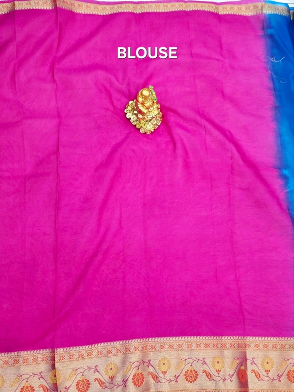 BANARAS EMBROID JALL - Blue