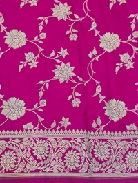SEMI KATAN SILK - Magenta / Fuchsia