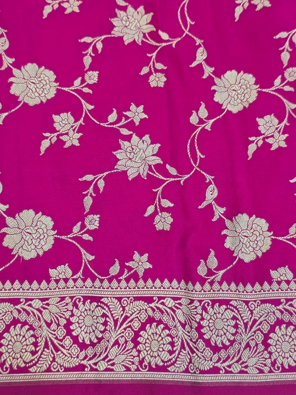 SEMI KATAN SILK - Magenta / Fuchsia