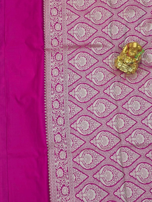SEMI KATAN SILK - Magenta / Fuchsia