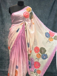Floral Glass Tissue 2 - onion pink