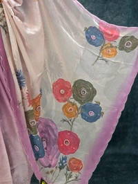 Floral Glass Tissue 2 - onion pink
