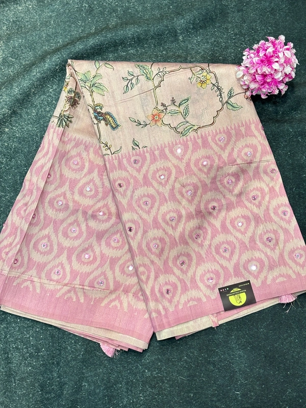 TUSSAR DIGITAL - Blush Pink