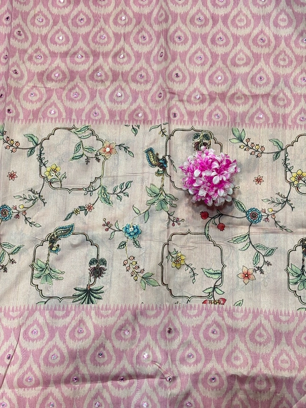 TUSSAR DIGITAL - Blush Pink