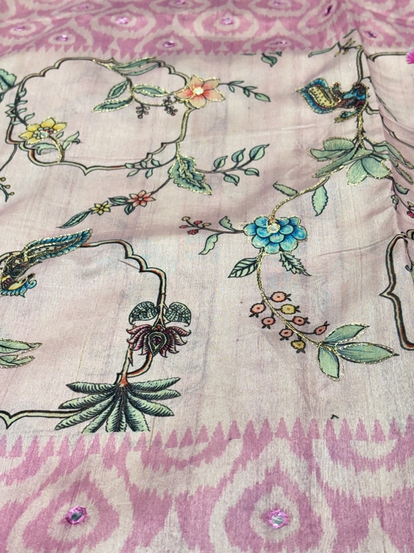 TUSSAR DIGITAL - Blush Pink