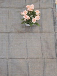BAMBOO SILK ANTIQUE ZARI - Gray