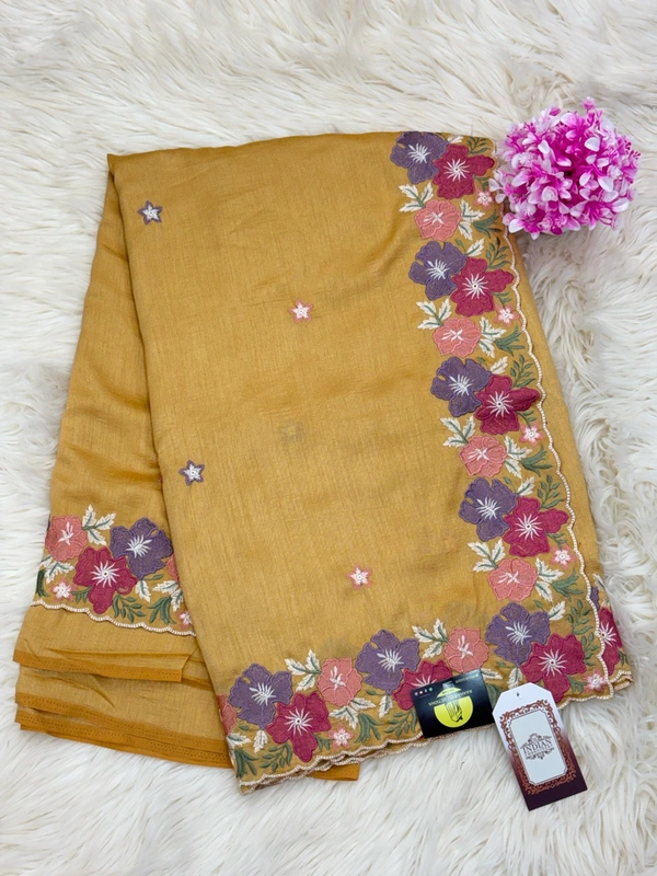 Floral Embroidery - Corn