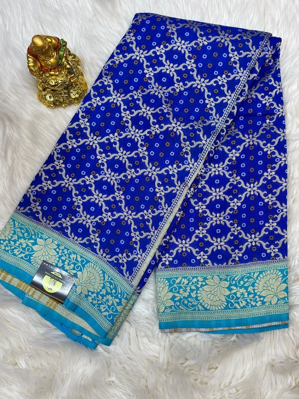 SEMI GEORGETTE - Blue