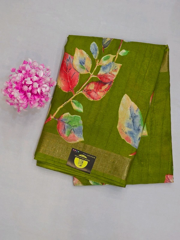 DOLA FLORAL - DARK PISTA GREEN
