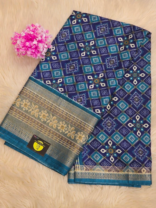 PATOLA PRINT - PHOTOSHOOT BLUE