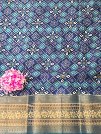 PATOLA PRINT - PHOTOSHOOT BLUE