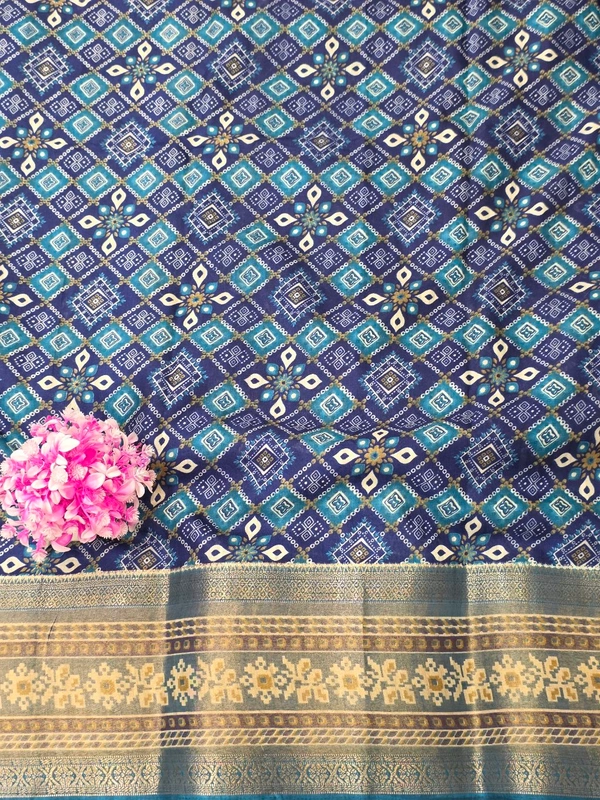 PATOLA PRINT - PHOTOSHOOT BLUE