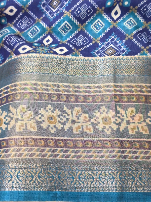 PATOLA PRINT - PHOTOSHOOT BLUE