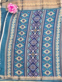 PATOLA PRINT - PHOTOSHOOT BLUE
