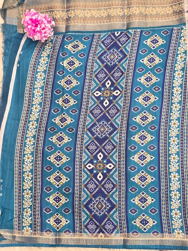 PATOLA PRINT - PHOTOSHOOT BLUE