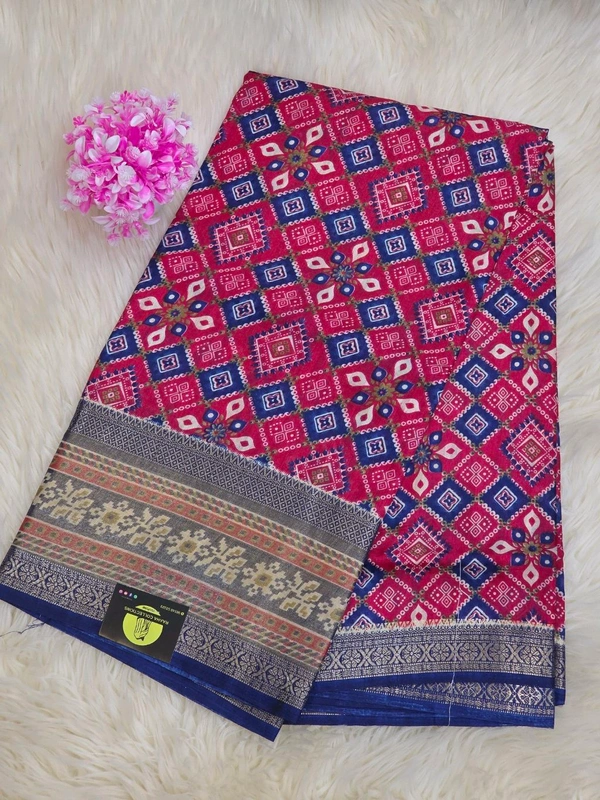 PATOLA PRINT - RANI PINK