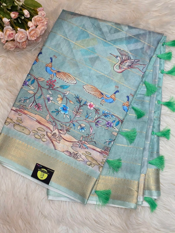 KORA SILK - LIGHT SEA GREEN