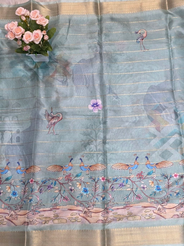 KORA SILK - LIGHT SEA GREEN