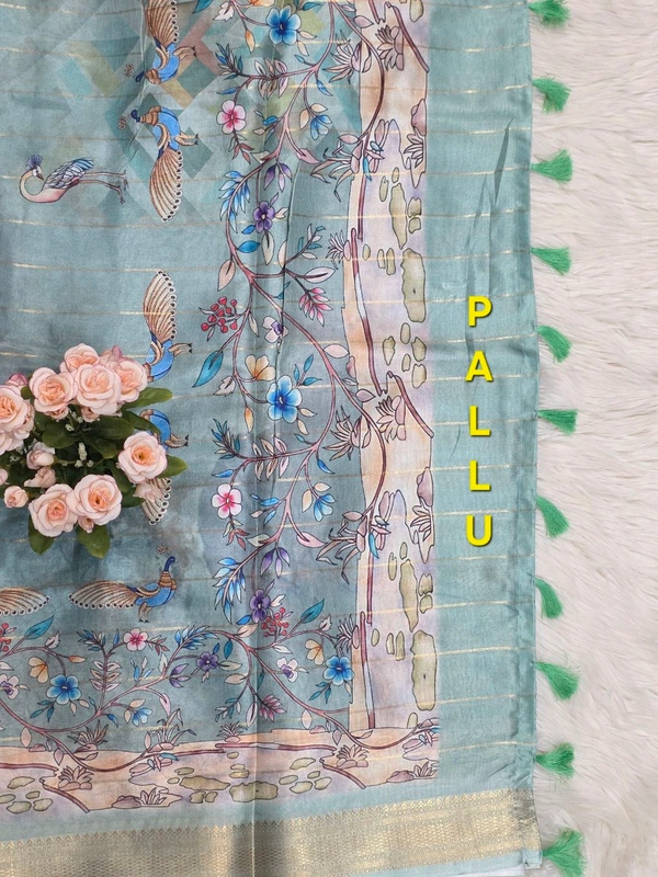 KORA SILK - LIGHT SEA GREEN