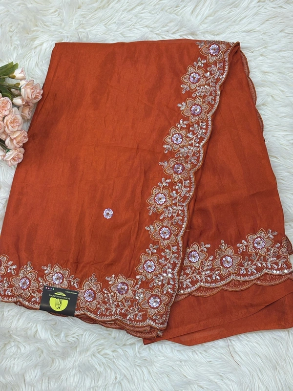 Ho Silk Designer - RUST ORANGE