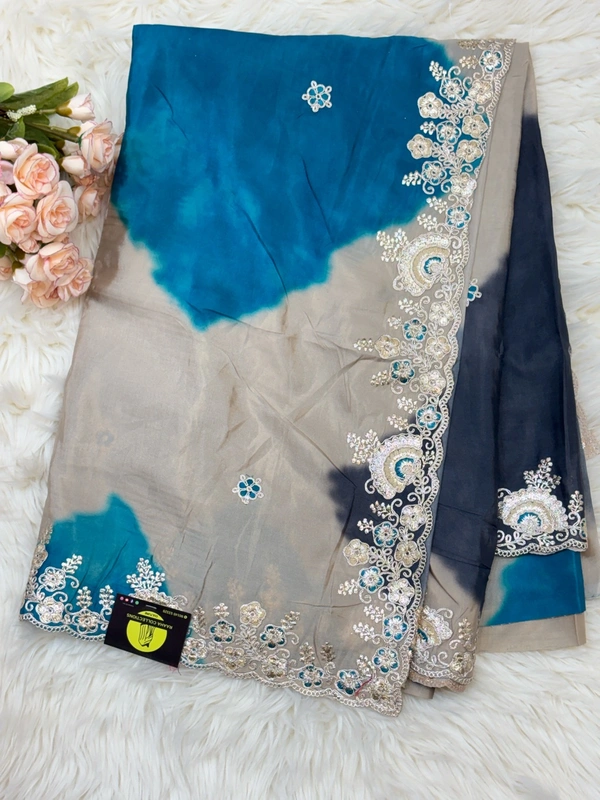 RADHE PATTA - TEAL BLUE