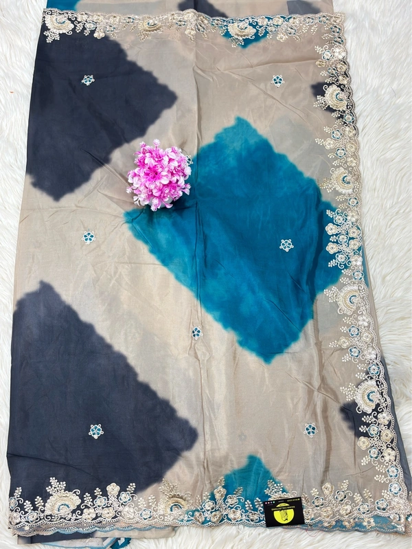 RADHE PATTA - TEAL BLUE